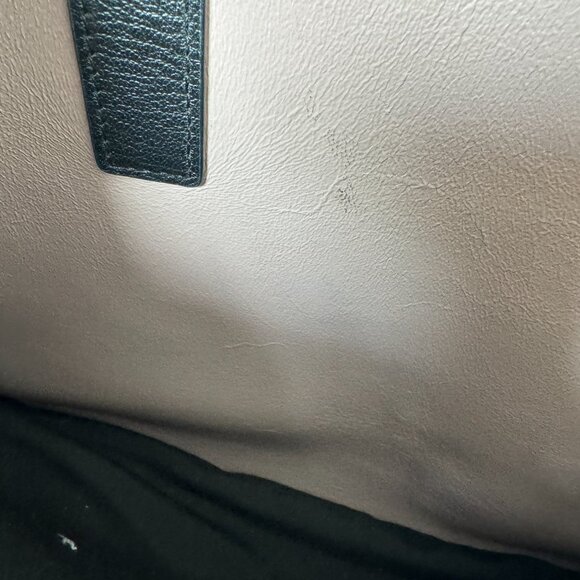 MARC JACOBS The Protege LARGE Leather Tote Color: BLACK /Gold Dust Bag - Picture 9 of 15